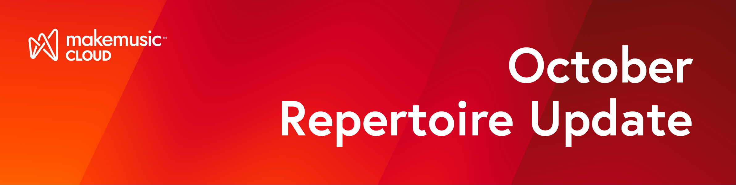 October Repertoire Update
