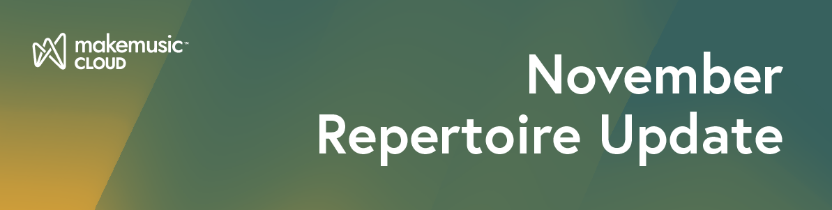 November Repertoire Update