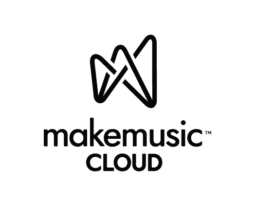 MakeMusic Cloud logo vertical